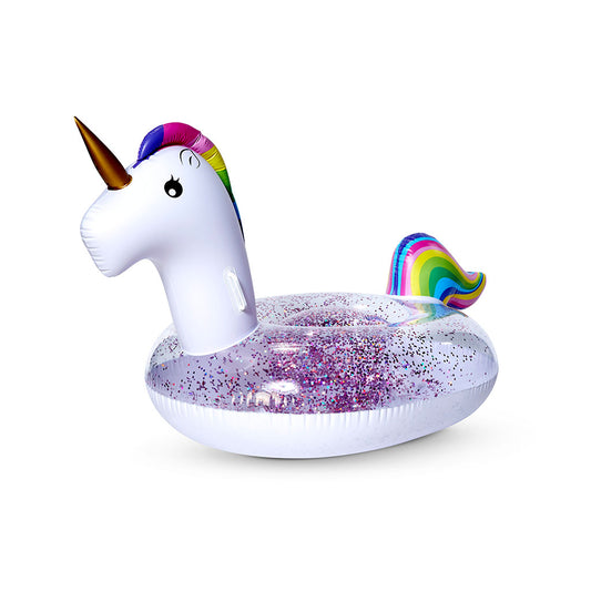Flotador Inflable Unicornio Con Glitter