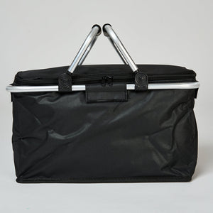 Cooler Plegable Manillas 18Lt Gris Oscuro