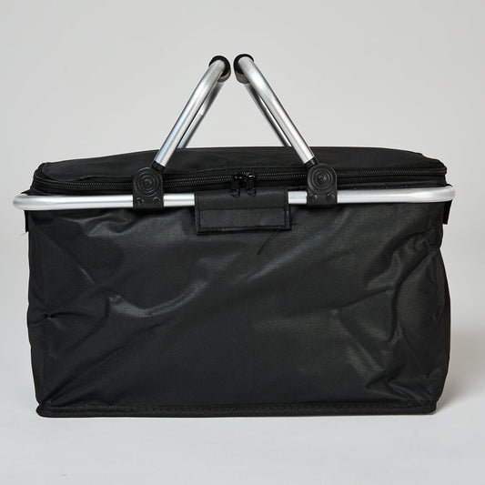 Cooler Plegable Manillas 18Lt Gris Oscuro