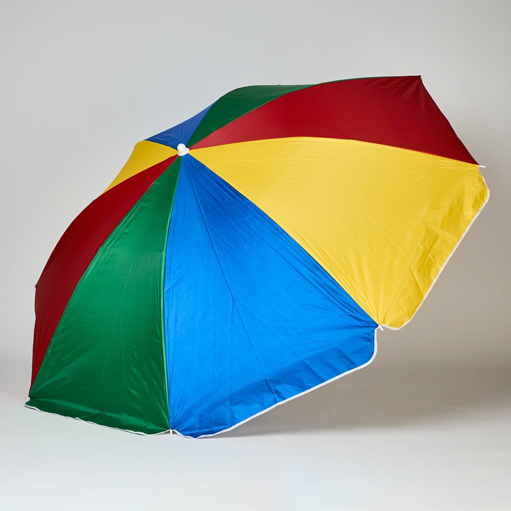 Quitasol Playa UV 2x2m con Bolso Multicolor