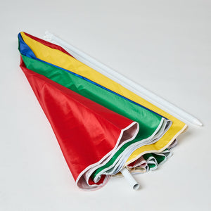 Quitasol Playa UV 2x2m con Bolso Multicolor