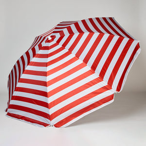 Quitasol Playa UV 2x2m con Bolso Rojo