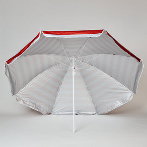 Quitasol Playa UV 2x2m con Bolso Rojo