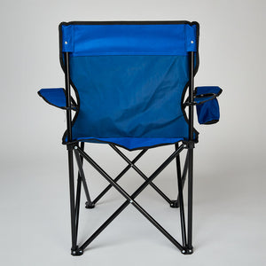 Silla Plegable Camping con Bolso Azul Claro