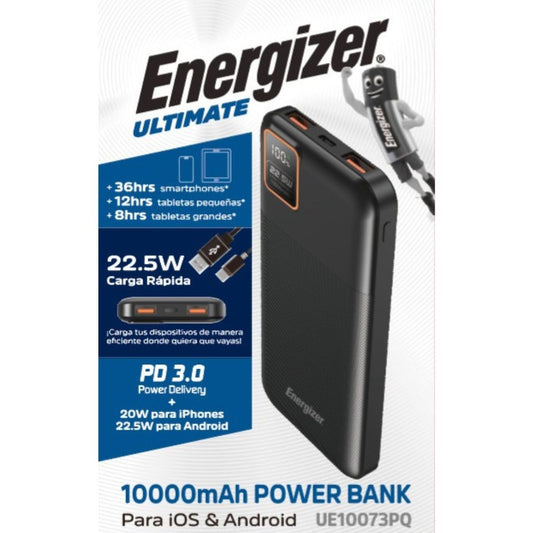 Powerbank Energizer 10.000 Mah Power Delivery 22.5W