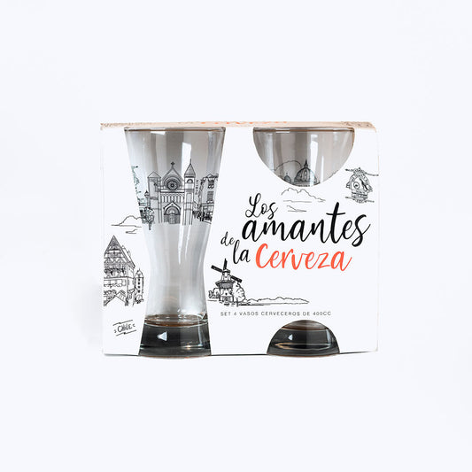 Set 4 Vasos Cerveceros Kassel