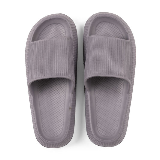 Sandalia Slide Goma Gris