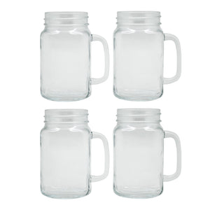 Set 4 Vasos Mojito Mason Glasso