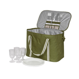 Set Picnic 4 Personas Verde