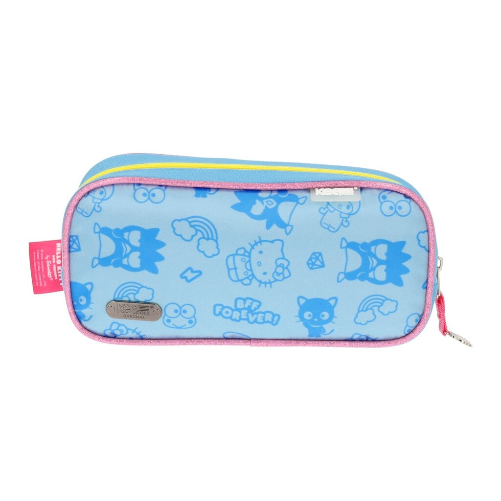 Pack 3 En 1 Mochila, Lonchera Y Estuche Hello Kitty Celeste