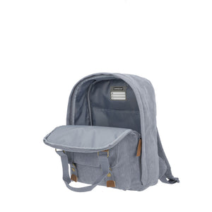 Mochila Saxoline Nora Celeste/Gris