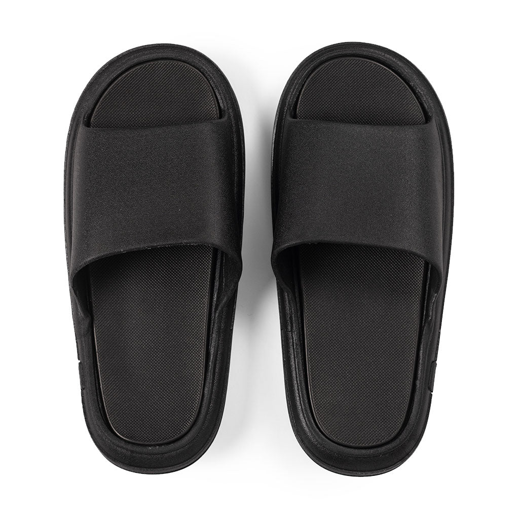 Sandalia Basic Slide Goma Negra