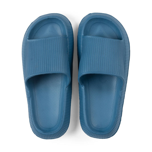 Sandalia Slide Goma Azul