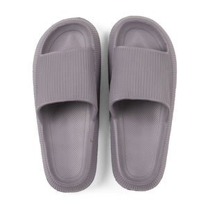 Sandalia Slide Goma Gris