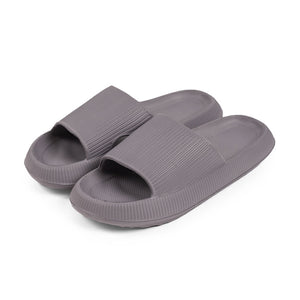 Sandalia Slide Goma Gris