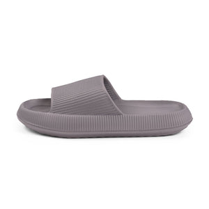 Sandalia Slide Goma Gris