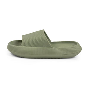 Sandalia Slide Goma Verde