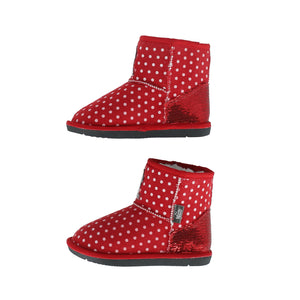 Pantufla Chiporro Niña Minnie Disney Rojo